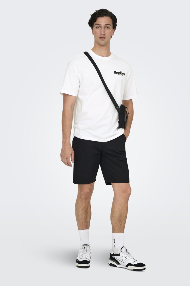 ONSKEANE RLX SS PRINT TEE NOOS 22033620 Bright White Brooklyn